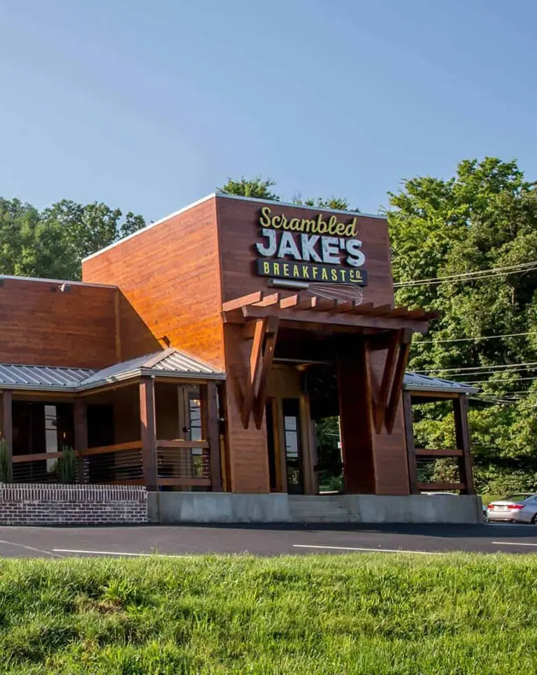 Scrambled Jakes Restaurant sign