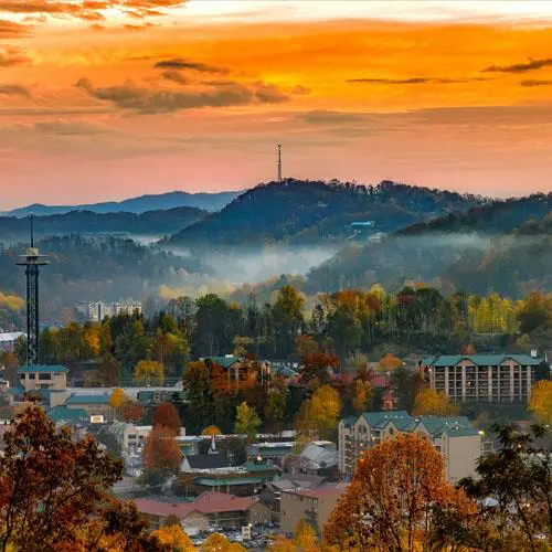 Gatlinburg Tennessee Fall Mountains
