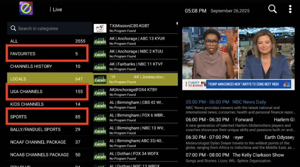 TV Guide example